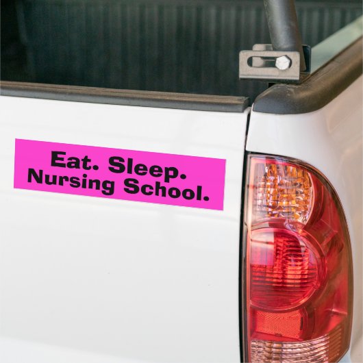 Funny Nursing Student Bumpersticker (Op Truck)
