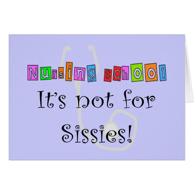 Funny Nursing Student Gifts (Voorkant Horizontaal)