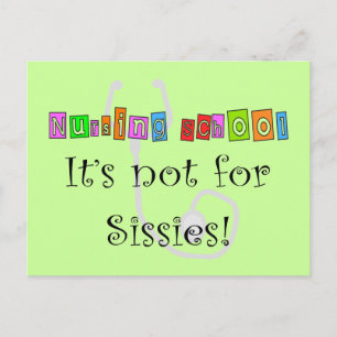 Funny Nursing Student Gifts Briefkaart