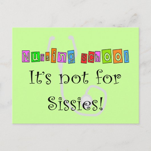 Funny Nursing Student Gifts Briefkaart (Voorkant)