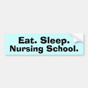 Funny Nursing Student Gifts Bumpersticker