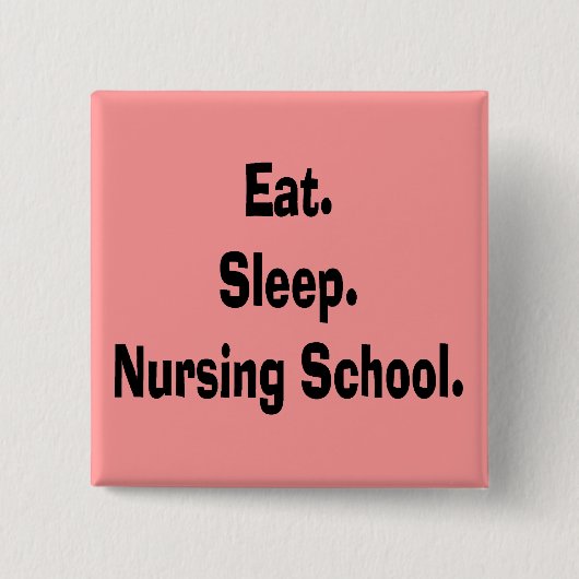 Funny Nursing Student Gifts Vierkante Button 5,1 Cm (Voorkant)
