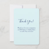 Funny Nursing Superheld Gezegde Dank u Kaart (Achterkant)