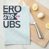 Funny Nursing Superheld Gezegde Typografie Theedoek (Quarter Fold)