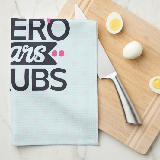 Funny Nursing Superheld Gezegde Typografie Theedoek (Quarter Fold)