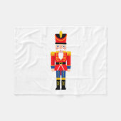 Funny Nutcracker Fritz Did It Clara Christmas Ball Fleece Deken (Voorkant (Horizontaal))