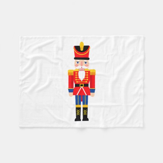 Funny Nutcracker Fritz Did It Clara Christmas Ball Fleece Deken (Voorkant (Horizontaal))