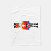 Funny Nutcracker Fritz Did It Clara Christmas Ball Fleece Deken (Voorkant)