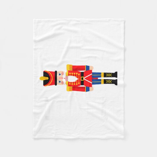 Funny Nutcracker Fritz Did It Clara Christmas Ball Fleece Deken (Voorkant)