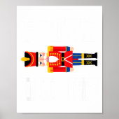 Funny Nutcracker Fritz Did It Clara Christmas Ball Poster (Voorkant)