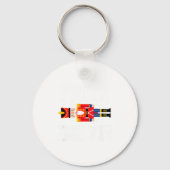 Funny Nutcracker Fritz Did It Clara Christmas Ball Sleutelhanger (Voorkant)