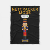 Funny Nutcracker Shirt Christmas Nutcracker Mode O Fleece Deken (Voorkant)