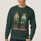Funny Nutcracker Xmas Humor Ugly KerstSweater Trui (Voorkant)