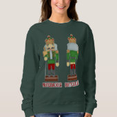 Funny Nutcracker Xmas Humor Ugly KerstSweater Trui (Voorkant)