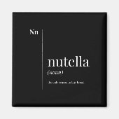 Funny Nutella Definition Magneet (Voorkant)