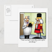 Funny Nutkraker Nut Allergy Humor Briefkaart (Voorkant / Achterkant)
