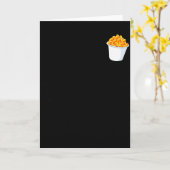 Funny Nutrition Facts Thanksgiving Apparel Macaron Kaart (Gele Bloem)