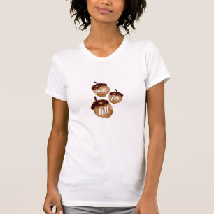Funny Nuts voor Herfst Acorn T-shirt