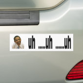 Funny Obama Bumpersticker (Op auto)