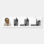 Funny Obama Bumpersticker (Voorkant)