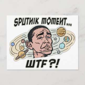 Funny Obama Sputnik Moment Briefkaart