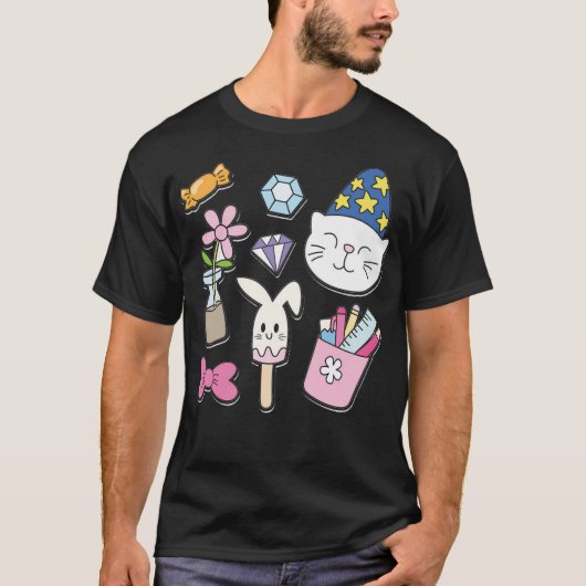 Funny, objecten 5 t-shirt (Voorkant)