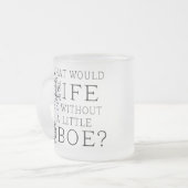 Funny Oboe Music Quote Matglas Koffiemok (Voorkant links)