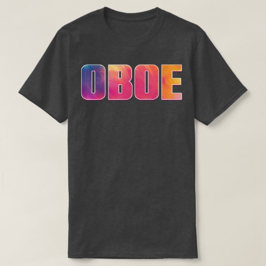 Funny Oboist Music Orchestra Cool Oboe Design 883 T-shirt (Design voorkant)