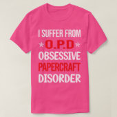 Funny Obsessief 01 Papercraft Paper Craft T-shirt (Design voorkant)