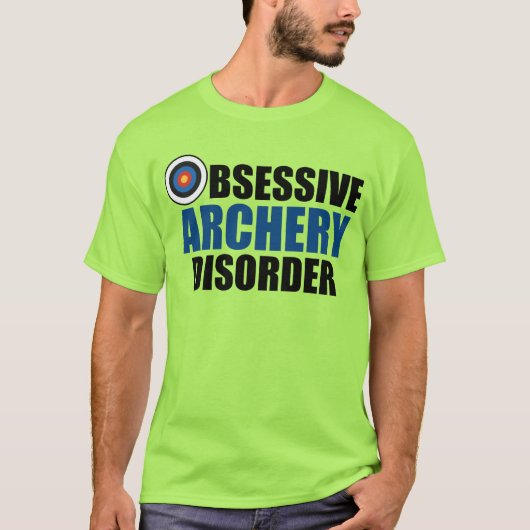 Funny Obsessief Archery Disorder T-shirt (Voorkant)