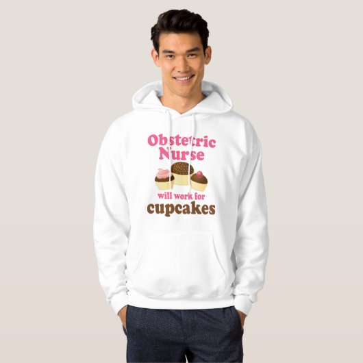 Funny Obstetric Neurse Hoodie (Voorkant volledig)