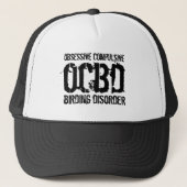 Funny OCBD (obsessief-Compulsive Birding Disorder) Trucker Pet (Voorkant)