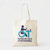 Funny Occupational Therapist OT Tote Bag (Voorkant)