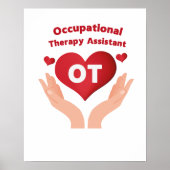 Funny Occupational Therapy Assistant Gift Poster (Voorkant)
