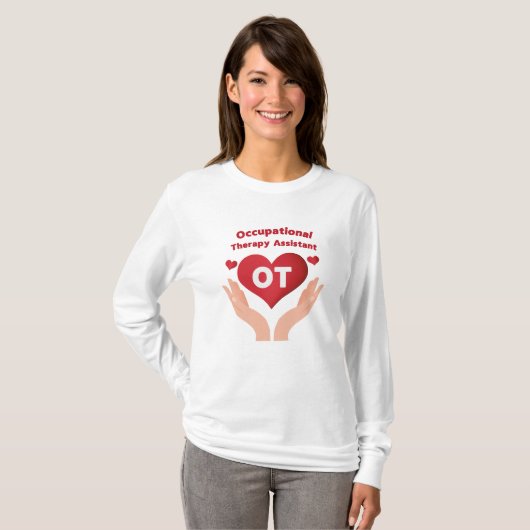 Funny Occupational Therapy Assistant Gift T-shirt (Voorkant volledig)