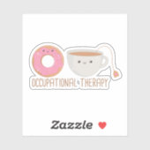 Funny Occupational Therapy O-Tea Sticker (Vel)