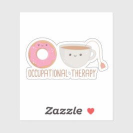 Funny Occupational Therapy O-Tea Sticker