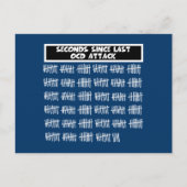 Funny OCD Briefkaart (Voorkant)