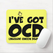 Funny OCD kip Muismat (Met muis)