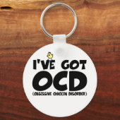 Funny OCD kip Sleutelhanger (Voorkant)