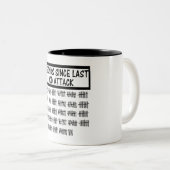 Funny OCD Tweekleurige Koffiemok (Voorkant rechts)