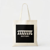 Funny Octopi Pun Happy PI Day Wiskunde leraar Tote Bag (Voorkant)