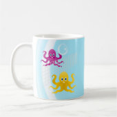 Funny octopies volleyball koffiemok (Links)