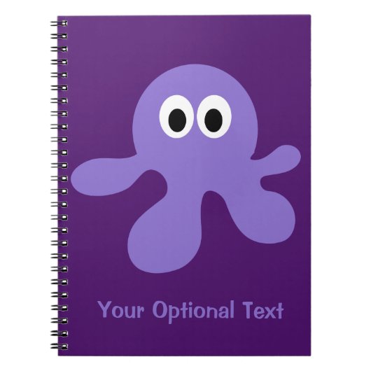 Funny Octopus aangepast notitieboek (Voorkant)