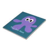 Funny Octopus aangepaste keramische tegels Tegeltje (Zijkant)