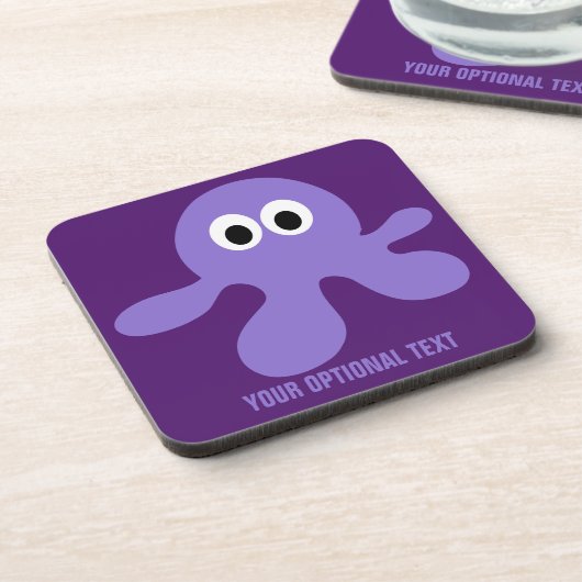 Funny Octopus aangepaste onderzetters (Linkerzijde)