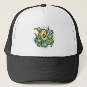 Funny Octopus Avocado Trucker Pet