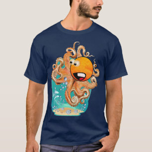 Funny Octopus Bubble Waters T-shirt
