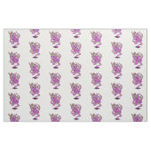Funny octopus die honkbal speelt stof (Fat Quarter)