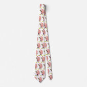 Funny octopus hugs diver cartoon humor stropdas (Voorkant)